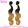 Wholesale cheap 6a real tangle free colored brazilian hair weave